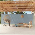 vidaXL Zatahovací boční markýza 180 x 600 cm šedá – Zboží Mobilmania