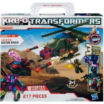 Hasbro KRE-O Transformers Rotor Rage vrtulník