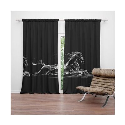 Sablio Závěs Vodní kůň: 2ks 140x250cm – Hledejceny.cz