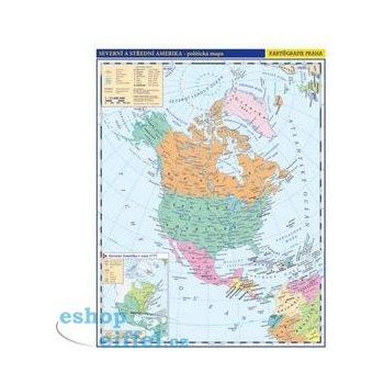 Severní Amerika příruční pol.mapa