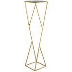 DekorStyle Stojan na květiny LOFT I zlatý 100 cm – Hledejceny.cz
