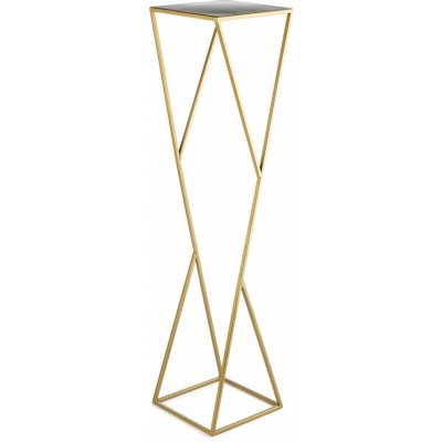 DekorStyle Stojan na květiny LOFT I zlatý 100 cm – Hledejceny.cz