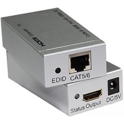 PREMIUMCORD HDMI extender na 60m přes jeden kabel Cat5e/Cat6 - khext60-1 – Hledejceny.cz