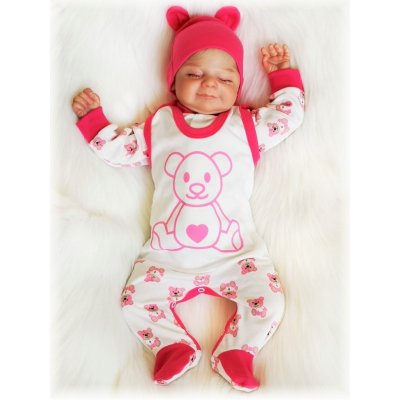 Kojenecké dupačky Brumlíček amarant – Zboží Dáma