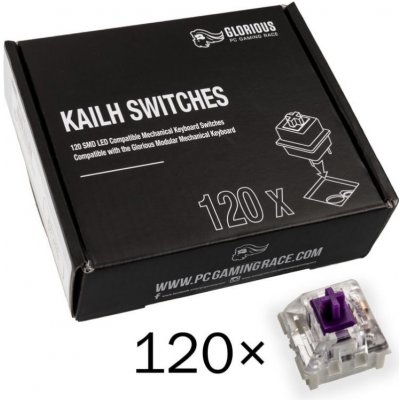 Glorious Kailh Pro Purple Switches 120 ks – Zboží Živě