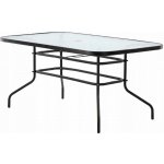 GardenLine NEO-2286 Kovový zahradní stůl se skleněnou deskou 150 x 90 x 70 cm – Hledejceny.cz