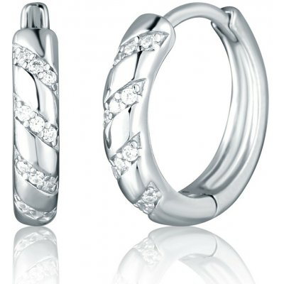 JVD Nadčasové stříbrné kruhy se zirkony SVLE2866X610000 – Zboží Dáma