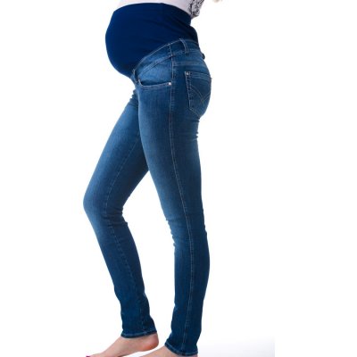 Těhotenské rifle 1S1184 modrá – Zboží Dáma