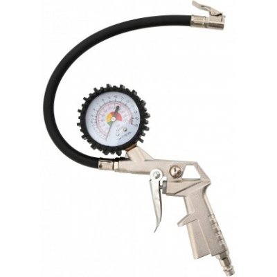 Compass Vzduchová pistole na pneu s manometrem, 09350 – Zboží Mobilmania
