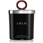 Lelo Třpytivá masážní svíčka vanilka+kakaový krém 150g – Zboží Dáma