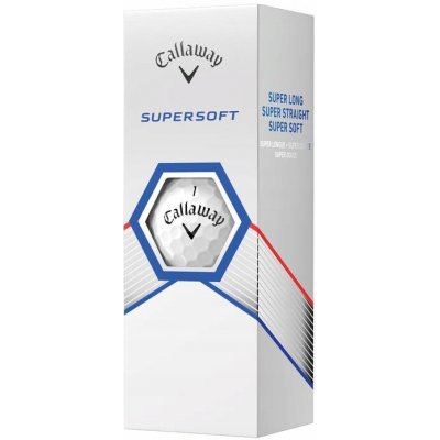 Callaway Supersoft bílé 3 ks – Sleviste.cz
