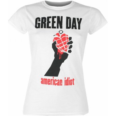 PLASTIC HEAD Green Day AMERICAN IDIOT HEART černá – Hledejceny.cz