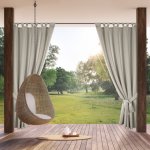 Hotový závěs GARDEN béžový - na průchodkách – Hledejceny.cz