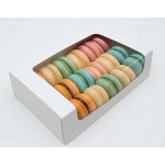 Krabička na makronky bílá s průhledným okénkem 20x13x5,5 cm – Zboží Dáma