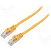 síťový kabel Lanberg PCF6A-10CC-0300-O Patch, S/FTP, 6a, lanko, CCA, LSZH, 3m, oranžový