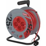EMOS Prodlužovací kabel na bubnu, PVC, 4 zásuvky, H05VV-F3G 1,5 mm2, 25 m – Zboží Živě