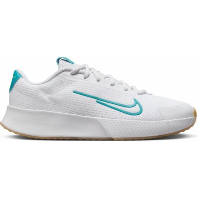 Nike Court Vapor Lite 2 - white/lime blast/gum light brown/teal nebula – Zboží Mobilmania