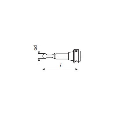 MAHR Měřicí dotek náhradní 802 nwt, průměr 6mm, mahr, 4304321 – Zbozi.Blesk.cz