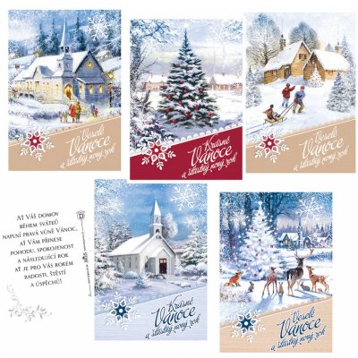 ARGUS Vánoční pohlednice 06110308-c – Zboží Mobilmania