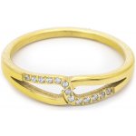 Bruno Prsten KAPKY GOLD s kamínky S4393 – Zboží Mobilmania