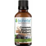 Bioherba Cejlónska škorica, čučoriedka & čierna moruša kvapky tinktúra 50 ml – Hledejceny.cz