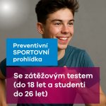 Preventivní sportovní prohlídka se zátěžovým testem (do 18 let a studenti do 26 let) – Zboží Dáma