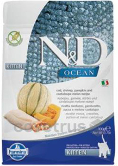 N&D Grain Free Ocean Kitten Cod & Shrimp & Pumpkin & Melon 0,3 kg