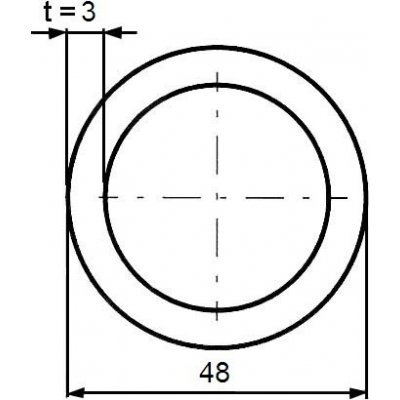 Trubka konstrukční 48 x 3 mm