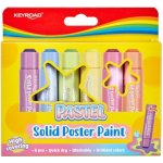 Keyroad tuhé temperové barvy pastel sada 6 ks – Zboží Dáma