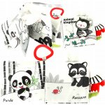 KIK textilní knížka s kontrastními vzory sova – Zbozi.Blesk.cz