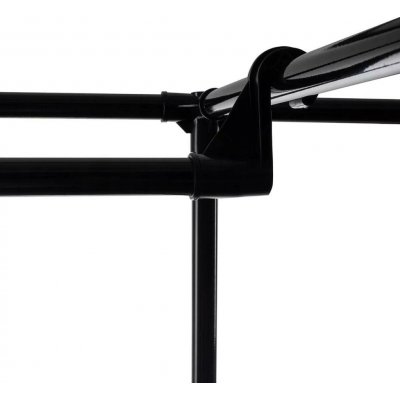Ruhhy 22671 Stojan na oblečení černý 173 x 36 x 108 cm ocel a netkaná textilie – Zboží Dáma