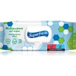 Superfresh vlhčené ubrousky antibakteriální 72 ks klip – Zboží Dáma