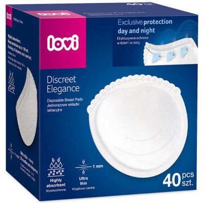 LOVI Tampóny do podprsenky Discreet Elegance 40ks