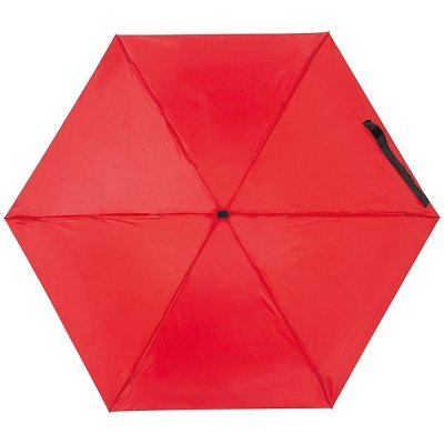 Mini skládací manuální deštník v pouzdře červený – Zboží Mobilmania