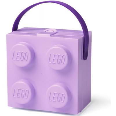 LEGO® box fialová 16.5 cm 17.3 cm 11.6 cm – Zboží Mobilmania