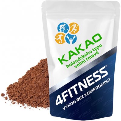 4fitness.cz Kakao holandského typu velmi tmavé 1000 g – Zboží Dáma