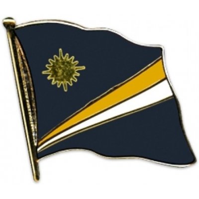 Odznak (pins) 20mm vlajka Marshallovy ostrovy - barevný – Zbozi.Blesk.cz