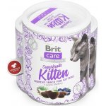 Brit Care Snack Superfruits Kitten s kuřetem, kokosem a borůvkou 100 g – Zboží Mobilmania