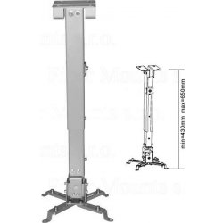 Stropní držák na projektor Fiber Mounts M5C81