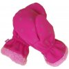Dětské rukavice Fantom softshellové rukavice s reflexním potiskem srdíček růžové