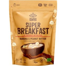 Iswari Bio Super snídaně Arašídové máslo–Banán 360 g