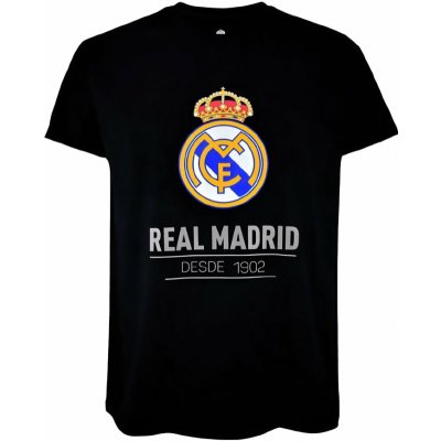 dětské tričko Real Madrid Desde 1902 černá – Zboží Mobilmania