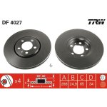 Brzdový kotouč TRW DF4027 | Zboží Auto