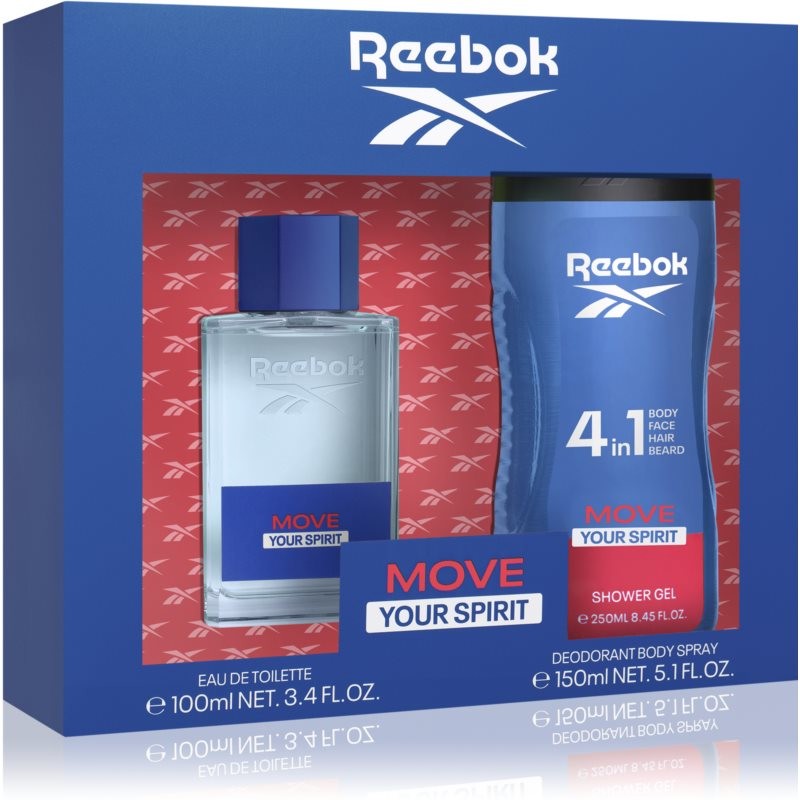 Reebok Move Your Spirit EDT 50 ml + sprchový gel 4 v 1 250 ml dárková sada