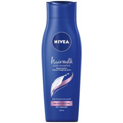 Nivea Hairmilk pečující šampon pro jemné vlasy 250 ml – Zboží Mobilmania