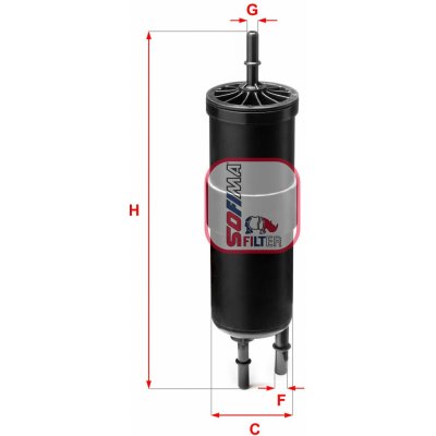 PALIVOVÝ FILTR SOFIMA S1962B BMW 1 E87 03-11, 2 F46 15-, 3 F30 13-, 5 F10 09-11, 6 F12 11-, X1 E84 11-15 – Zbozi.Blesk.cz