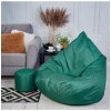 Sedací vak a pytel Supplies sedací pytel outdoor relax tmavě zelená