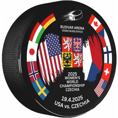Puk Ice Hockey Women's World Championship Czechia MS 2025 Dueling USA vs. Czechia – Zboží Dáma