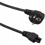 PremiumCord Kabel síťový 230V k notebooku 3m, trojlístek "Mickey Mouse" (kpspt3) – Zboží Živě