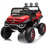 Mamido elektrické autíčko Mercedes Benz Unimog S 4x4 červená – Zbozi.Blesk.cz